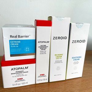 Bundle of Zeroid, Atopalm and Real Barrier Moisturizers